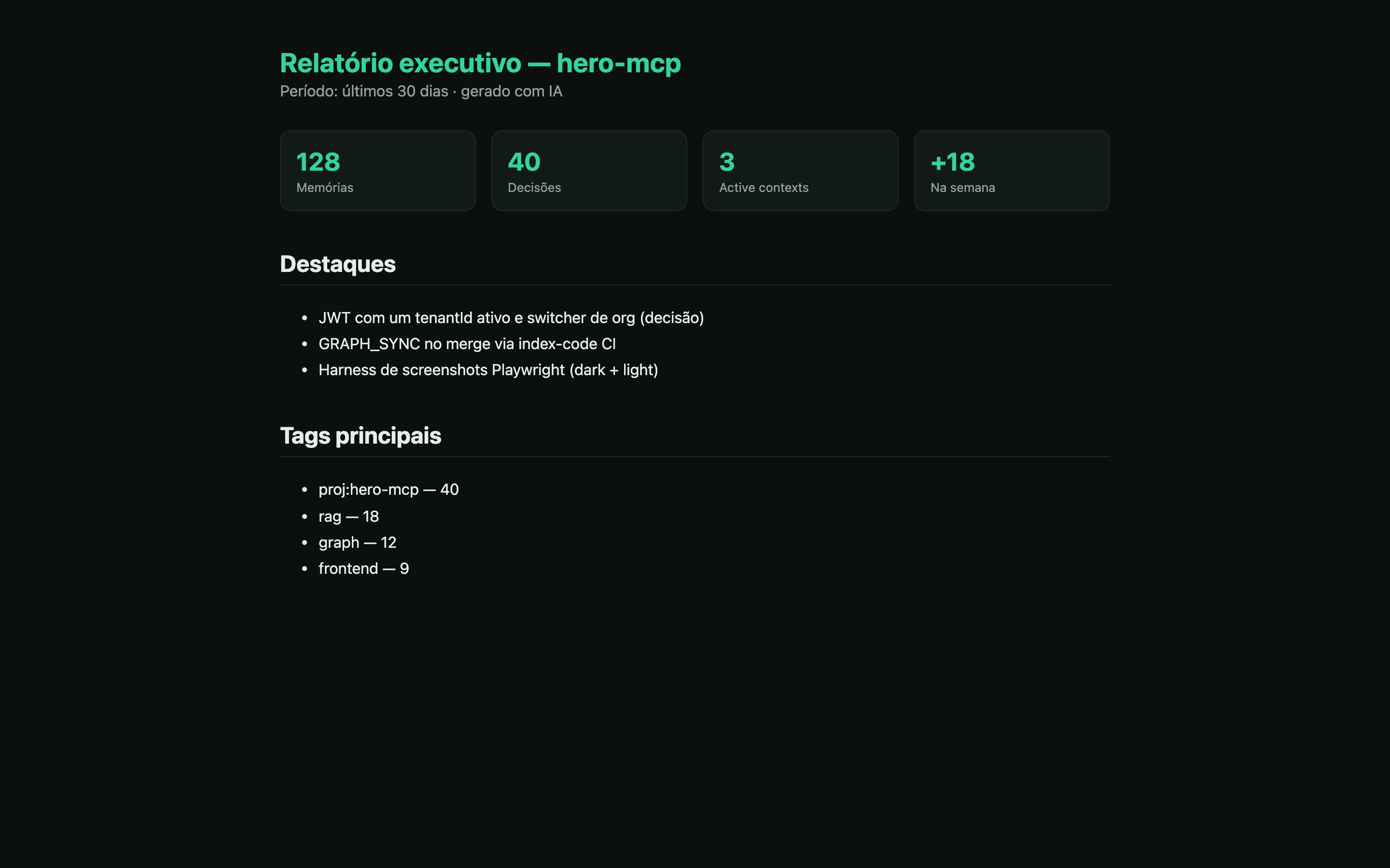 Relatório HTML