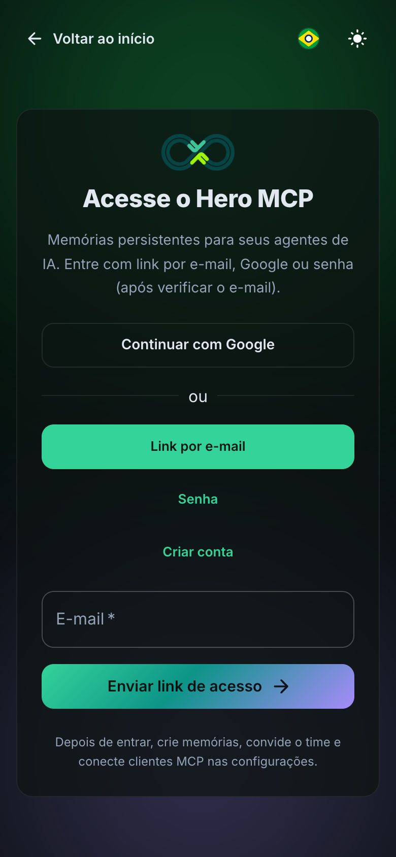 Login (mobile)